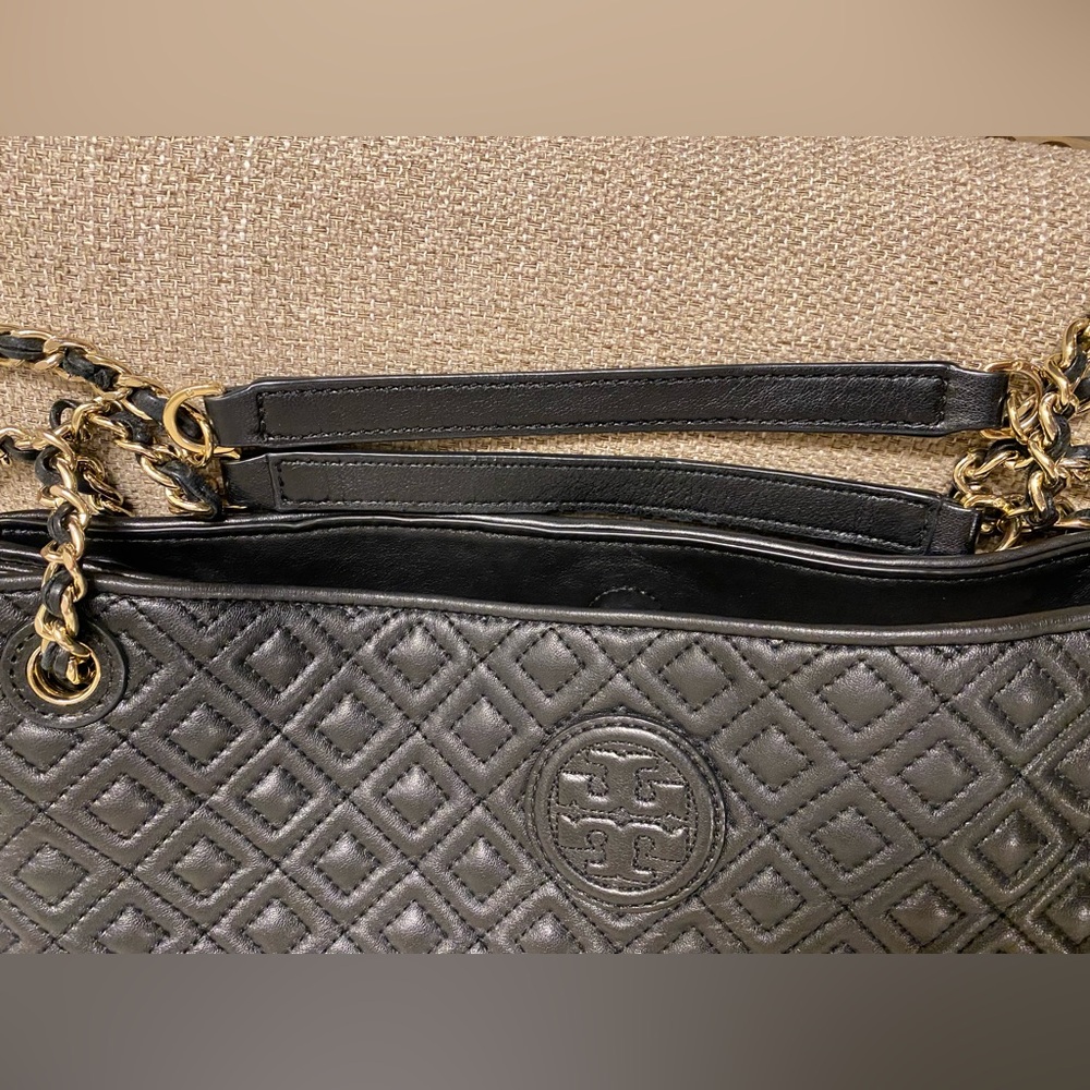 💯Tory Burch Marion Chain Slouchy Tote - Picture 8 of 15